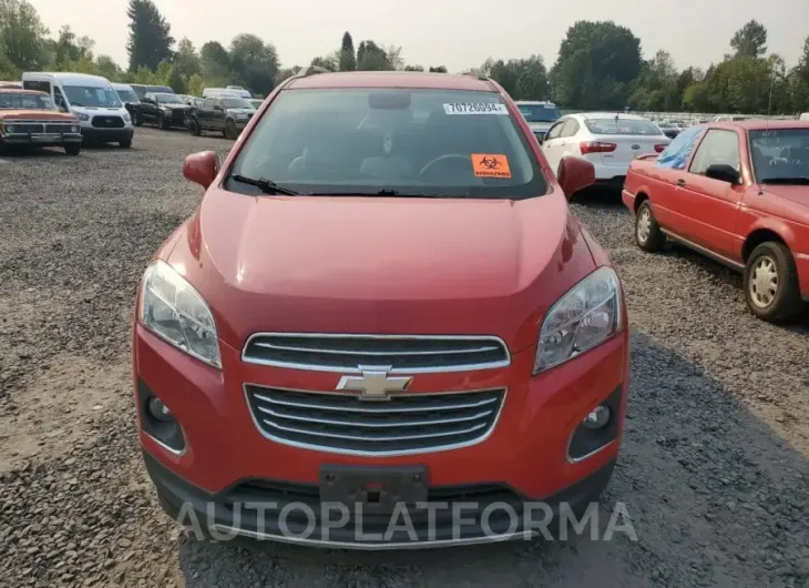 CHEVROLET TRAX LTZ 2015 vin 3GNCJNSB0FL237452 from auto auction Copart