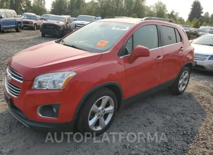 CHEVROLET TRAX LTZ 2015 vin 3GNCJNSB0FL237452 from auto auction Copart