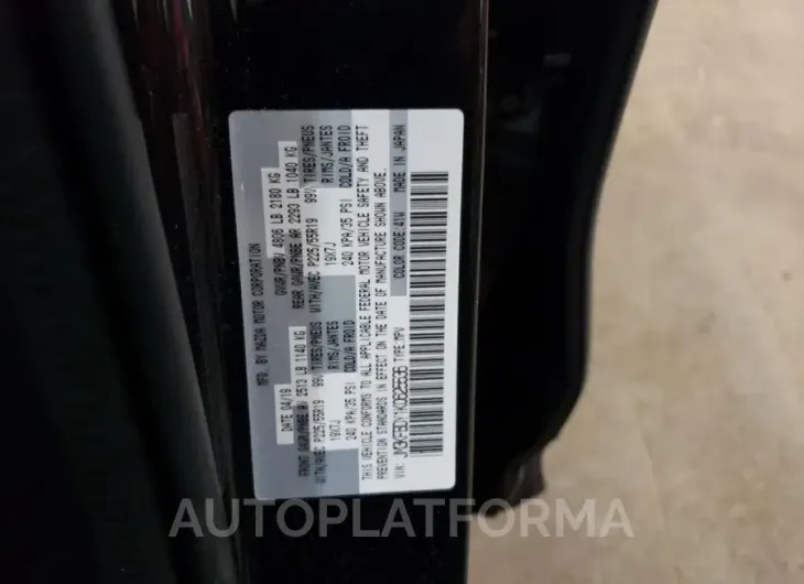 MAZDA CX-5 GRAND 2019 vin JM3KFBDY1K0625536 from auto auction Copart