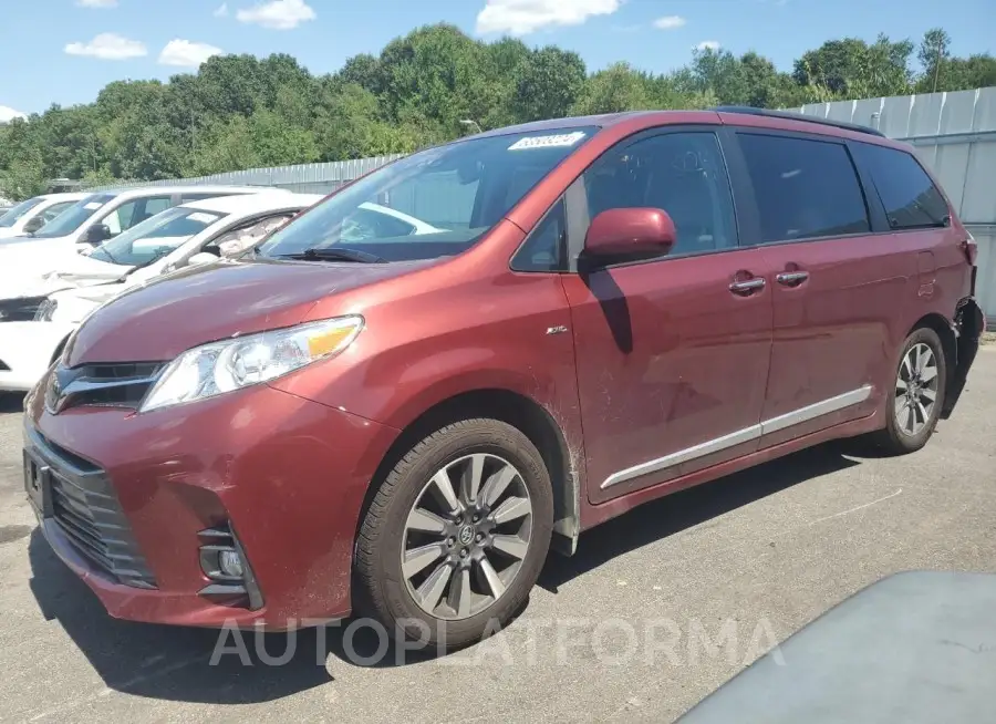 TOYOTA SIENNA XLE 2020 vin 5TDDZ3DC2LS233375 from auto auction Copart