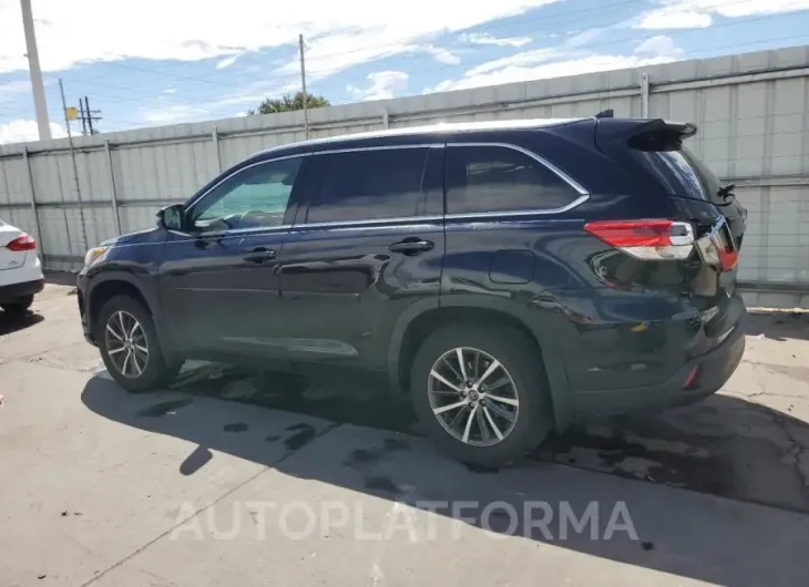 TOYOTA HIGHLANDER 2017 vin 5TDJZRFH5HS415531 from auto auction Copart