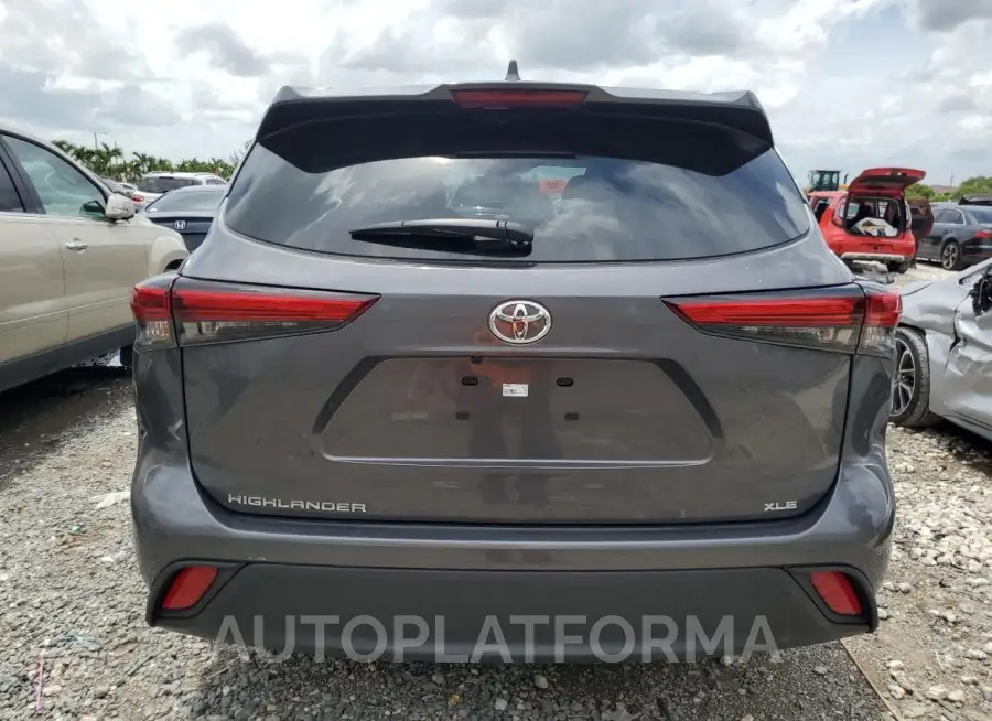 TOYOTA HIGHLANDER 2023 vin 5TDKDRAH0PS514038 from auto auction Copart