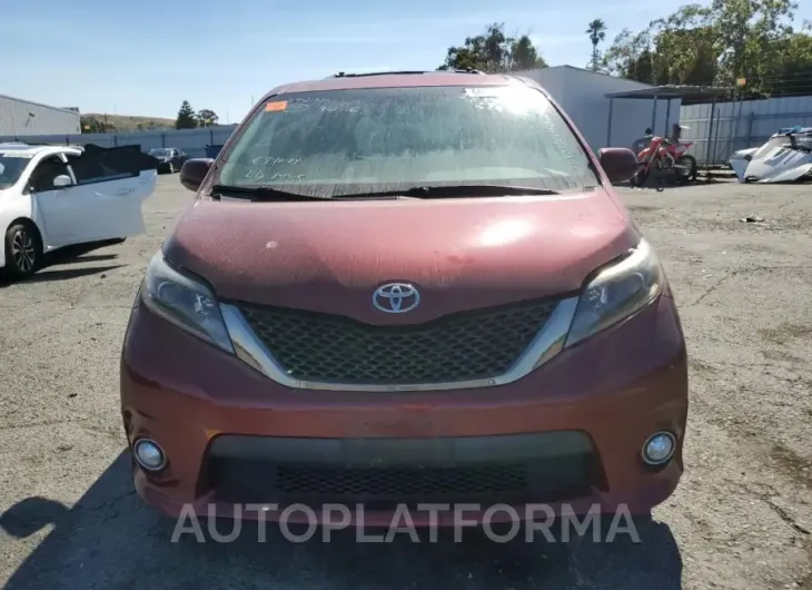 TOYOTA SIENNA SE 2017 vin 5TDXZ3DC8HS885292 from auto auction Copart