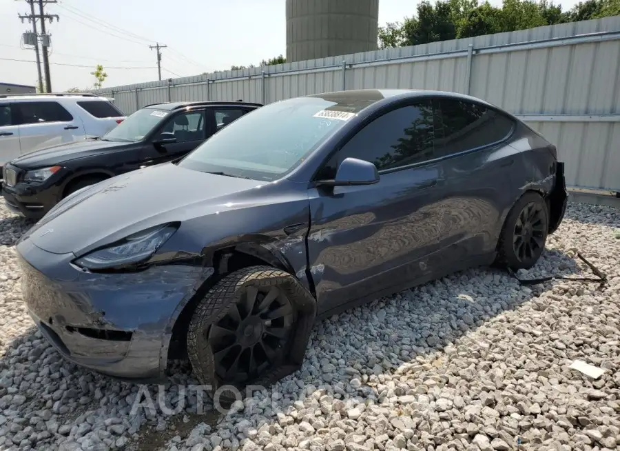 TESLA MODEL Y 2021 vin 5YJYGDEE8MF129363 from auto auction Copart