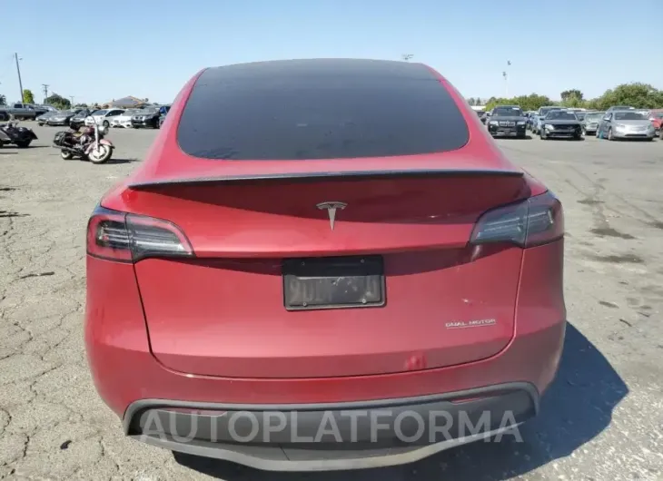 TESLA MODEL Y 2022 vin 7SAYGDEF4NF554723 from auto auction Copart