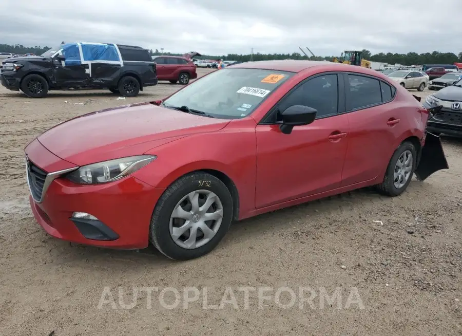 MAZDA 3 SV 2015 vin JM1BM1T74F1231191 from auto auction Copart