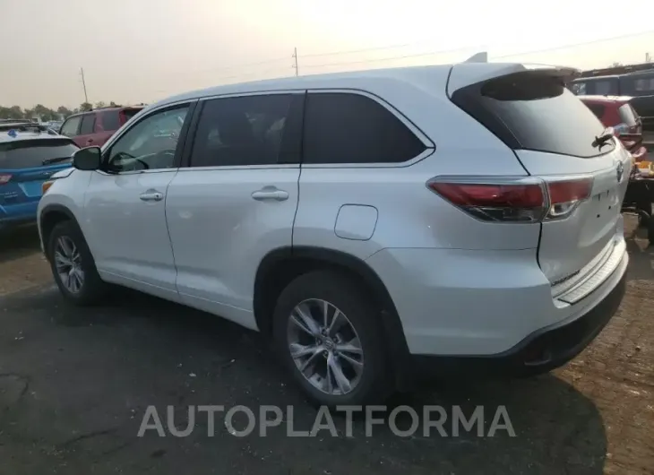 TOYOTA HIGHLANDER 2015 vin 5TDBKRFH6FS186508 from auto auction Copart