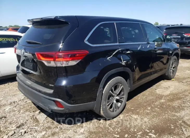 TOYOTA HIGHLANDER 2019 vin 5TDBZRFH0KS927161 from auto auction Copart