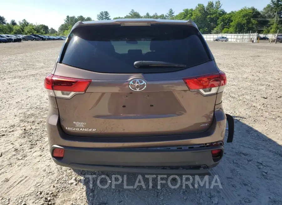 TOYOTA HIGHLANDER 2018 vin 5TDBZRFH9JS810516 from auto auction Copart