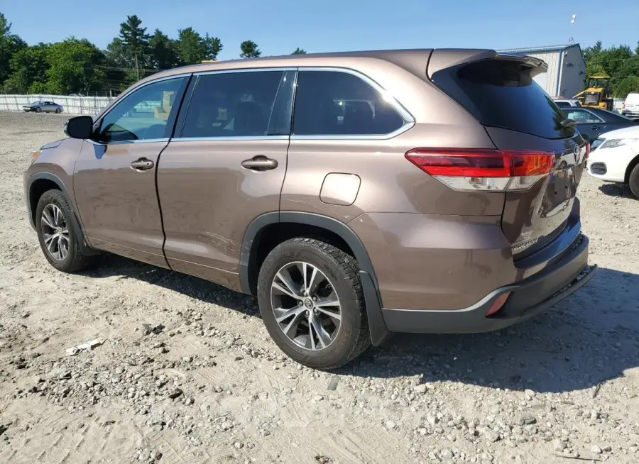 TOYOTA HIGHLANDER 2018 vin 5TDBZRFH9JS810516 from auto auction Copart