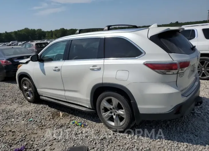 TOYOTA HIGHLANDER 2015 vin 5TDDKRFH7FS076320 from auto auction Copart