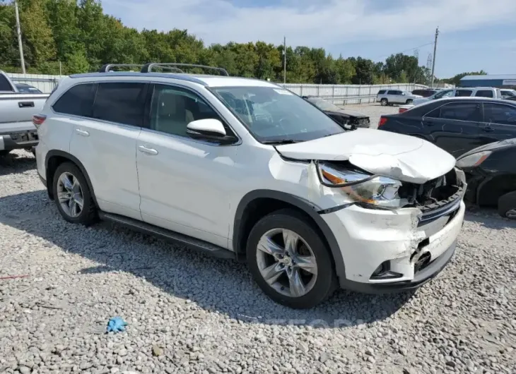 TOYOTA HIGHLANDER 2015 vin 5TDDKRFH7FS076320 from auto auction Copart