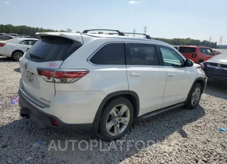 TOYOTA HIGHLANDER 2015 vin 5TDDKRFH7FS076320 from auto auction Copart