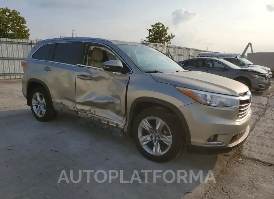 TOYOTA HIGHLANDER 2016 vin 5TDDKRFH7GS275000 from auto auction Copart