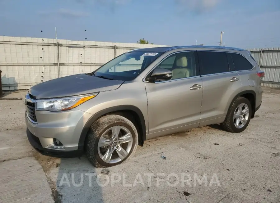 TOYOTA HIGHLANDER 2016 vin 5TDDKRFH7GS275000 from auto auction Copart