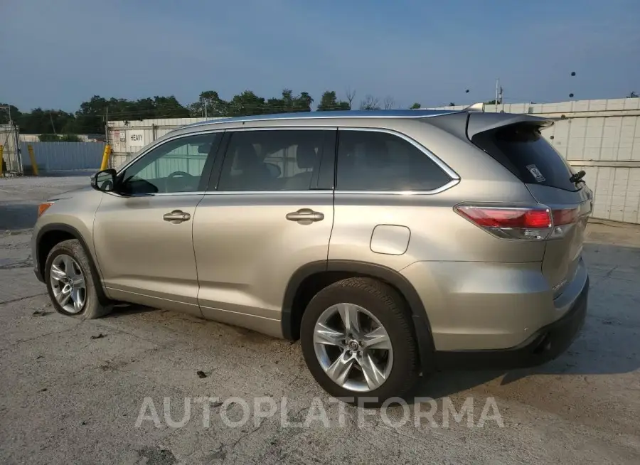 TOYOTA HIGHLANDER 2016 vin 5TDDKRFH7GS275000 from auto auction Copart