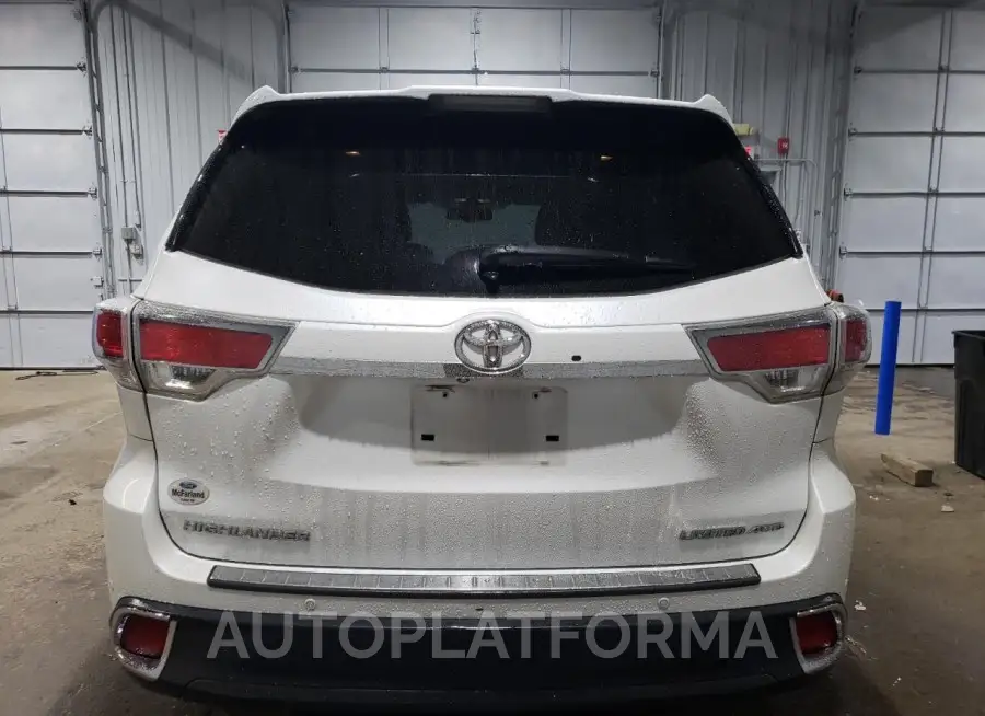 TOYOTA HIGHLANDER 2015 vin 5TDDKRFH9FS142947 from auto auction Copart