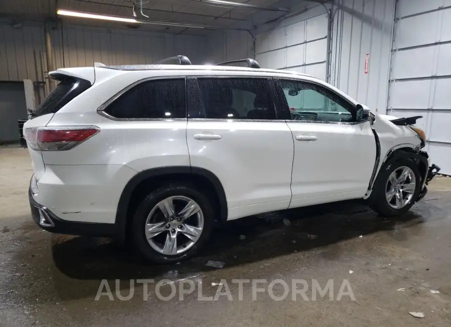 TOYOTA HIGHLANDER 2015 vin 5TDDKRFH9FS142947 from auto auction Copart