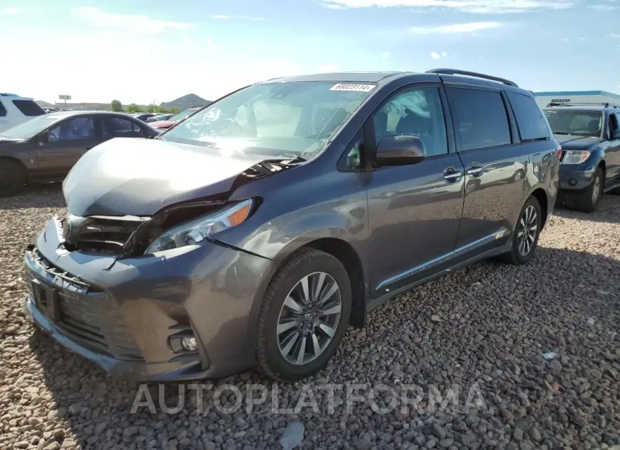 TOYOTA SIENNA XLE 2020 vin 5TDDZ3DC6LS240975 from auto auction Copart