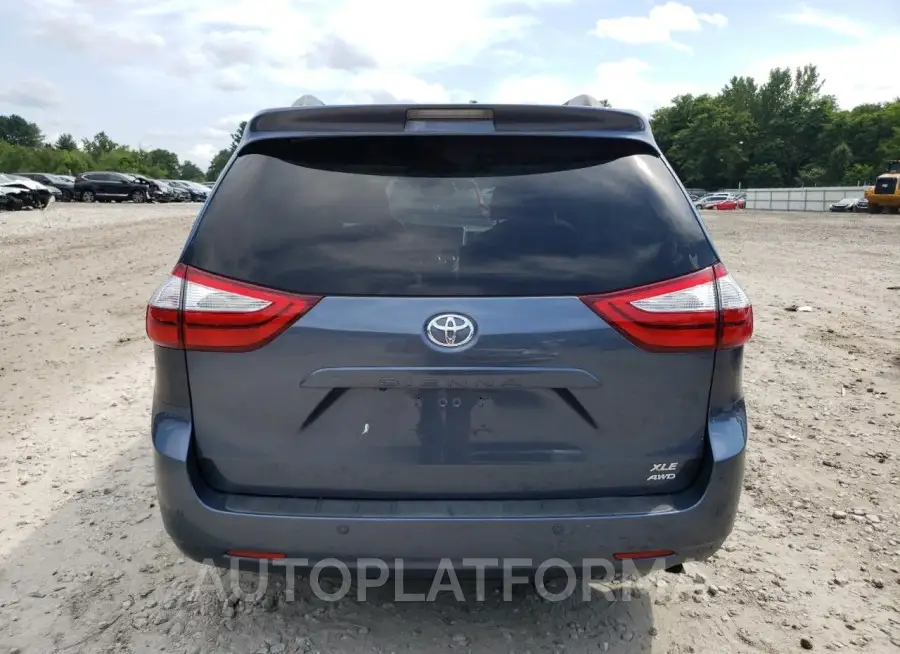 TOYOTA SIENNA XLE 2017 vin 5TDDZ3DC8HS162111 from auto auction Copart