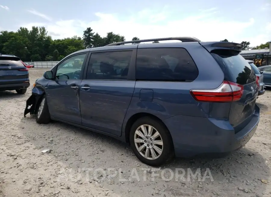 TOYOTA SIENNA XLE 2017 vin 5TDDZ3DC8HS162111 from auto auction Copart