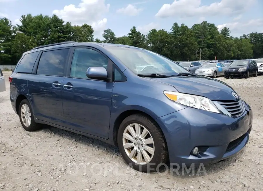 TOYOTA SIENNA XLE 2017 vin 5TDDZ3DC8HS162111 from auto auction Copart