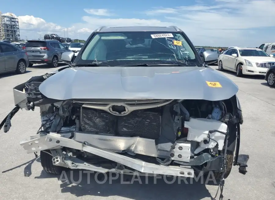 TOYOTA HIGHLANDER 2022 vin 5TDGZRAH7NS114434 from auto auction Copart