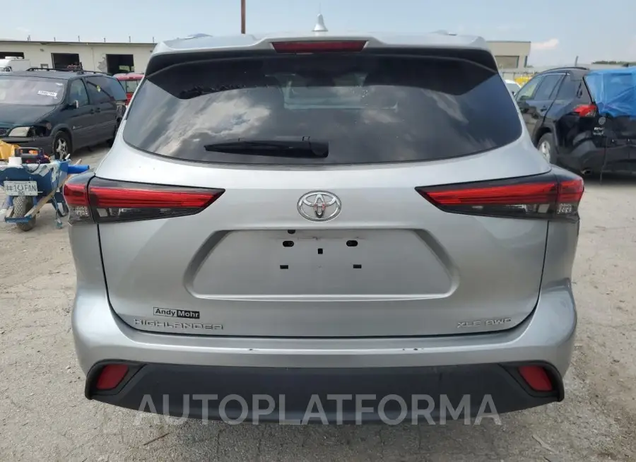 TOYOTA HIGHLANDER 2021 vin 5TDGZRBH4MS526193 from auto auction Copart