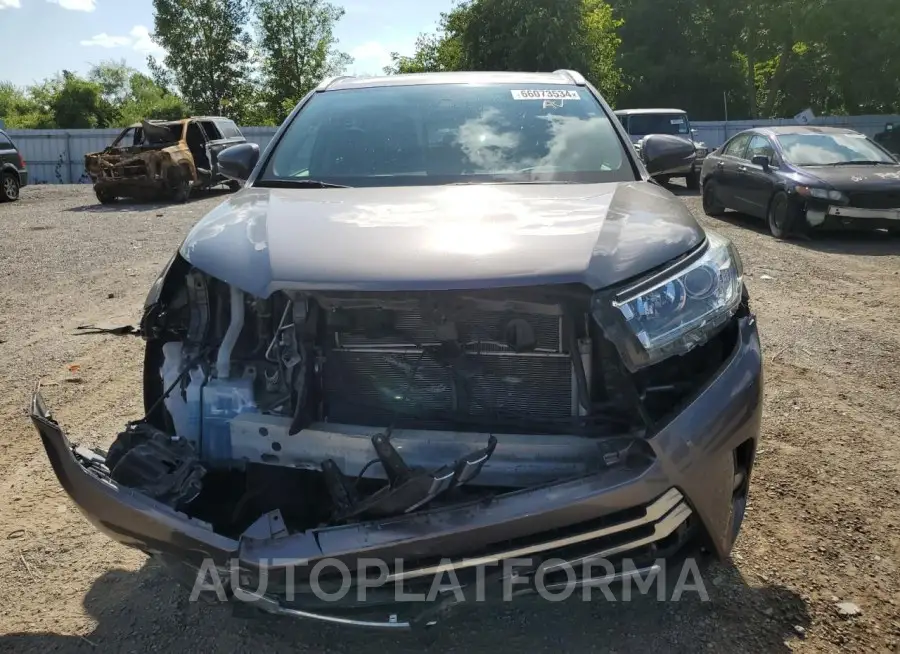 TOYOTA HIGHLANDER 2019 vin 5TDJGRFH9KS070971 from auto auction Copart