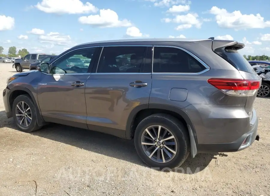 TOYOTA HIGHLANDER 2019 vin 5TDJGRFH9KS070971 from auto auction Copart