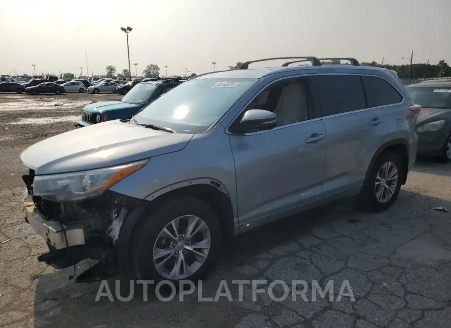 TOYOTA HIGHLANDER 2015 vin 5TDJKRFH2FS177106 from auto auction Copart