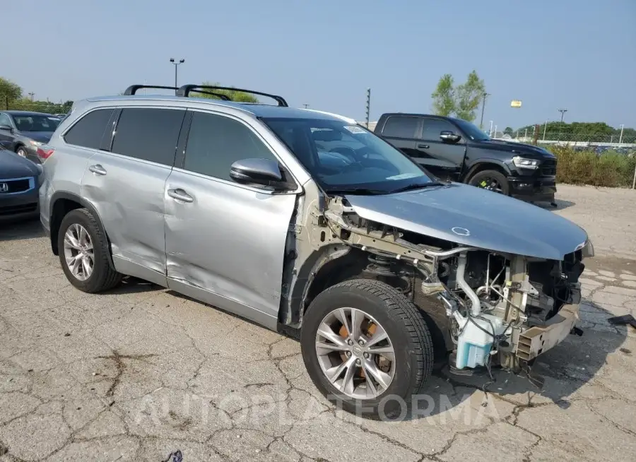 TOYOTA HIGHLANDER 2015 vin 5TDJKRFH2FS177106 from auto auction Copart