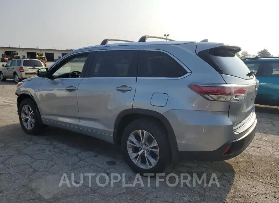 TOYOTA HIGHLANDER 2015 vin 5TDJKRFH2FS177106 from auto auction Copart