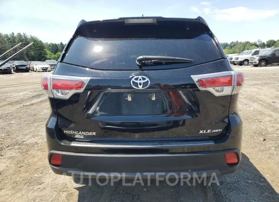 TOYOTA HIGHLANDER 2016 vin 5TDJKRFH3GS352254 from auto auction Copart