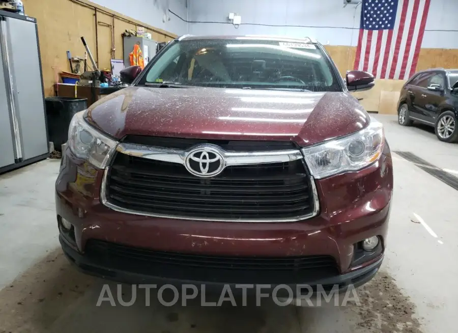 TOYOTA HIGHLANDER 2016 vin 5TDJKRFH5GS312547 from auto auction Copart