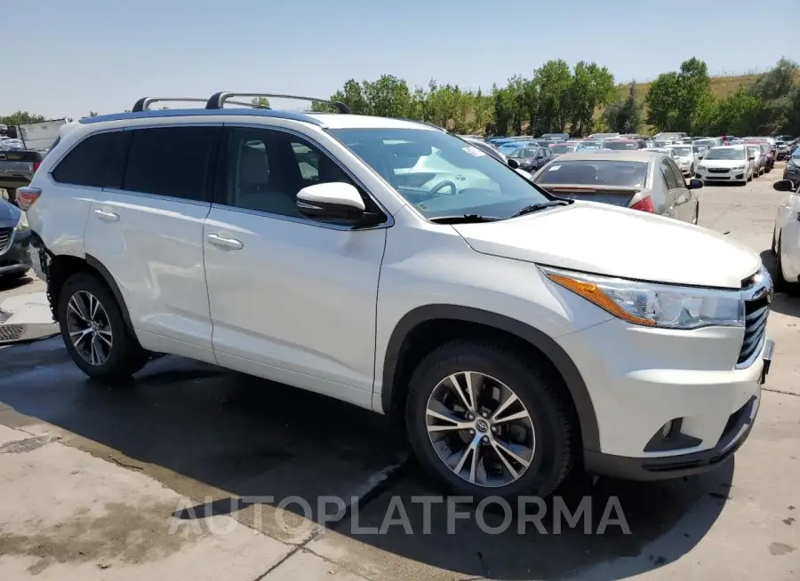 TOYOTA HIGHLANDER 2016 vin 5TDJKRFH7GS248589 from auto auction Copart