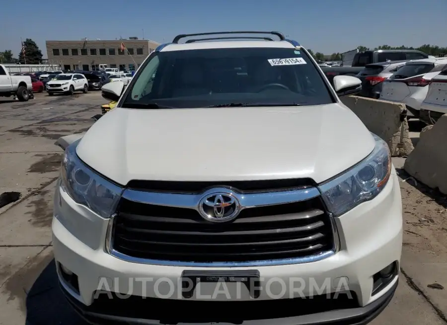 TOYOTA HIGHLANDER 2016 vin 5TDJKRFH7GS248589 from auto auction Copart