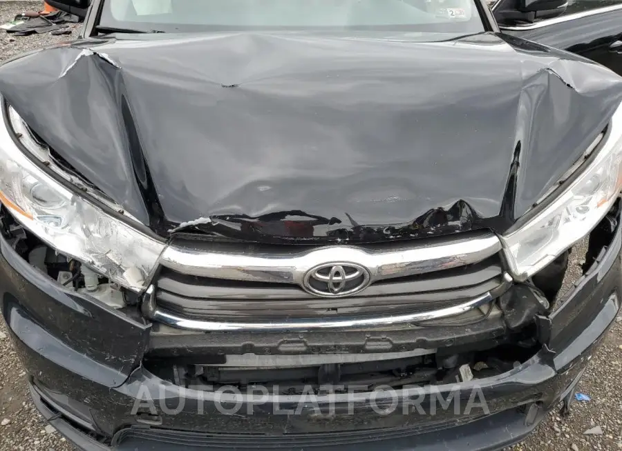 TOYOTA HIGHLANDER 2016 vin 5TDJKRFH7GS317863 from auto auction Copart