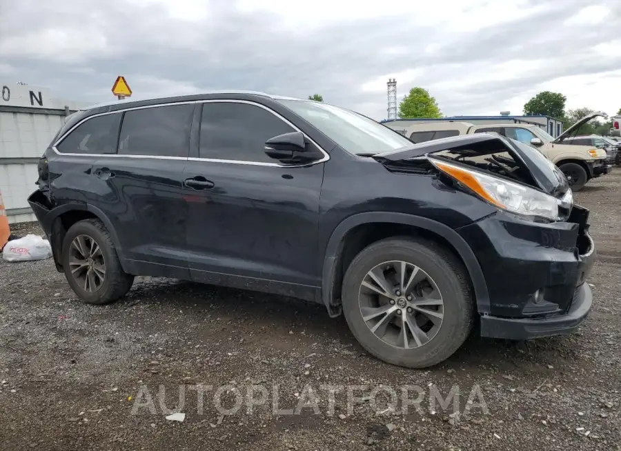 TOYOTA HIGHLANDER 2016 vin 5TDJKRFH7GS317863 from auto auction Copart