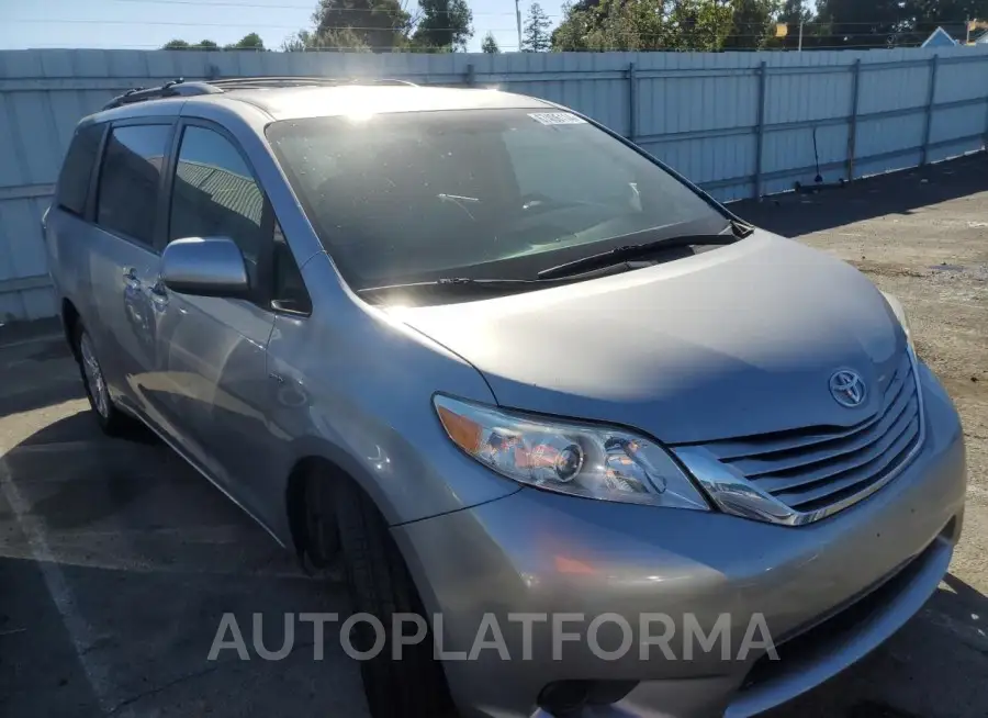 TOYOTA SIENNA LE 2017 vin 5TDJZ3DC1HS152667 from auto auction Copart