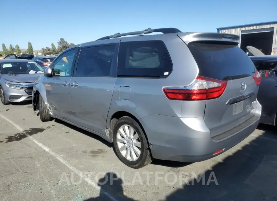 TOYOTA SIENNA LE 2017 vin 5TDJZ3DC1HS152667 from auto auction Copart