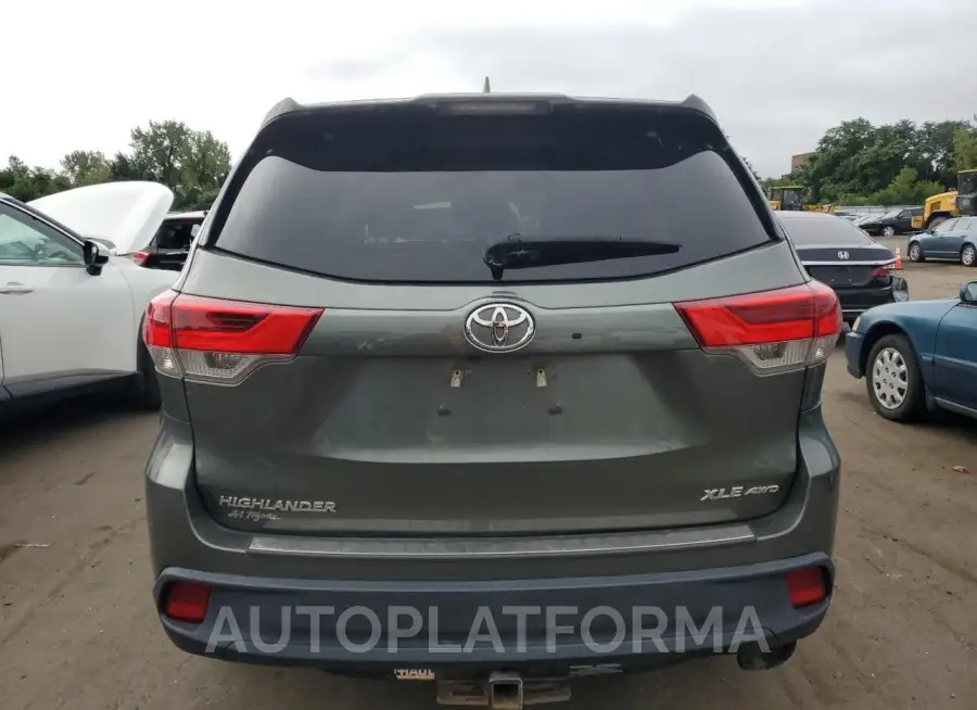 TOYOTA HIGHLANDER 2017 vin 5TDJZRFH0HS356484 from auto auction Copart