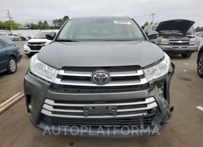 TOYOTA HIGHLANDER 2017 vin 5TDJZRFH0HS356484 from auto auction Copart