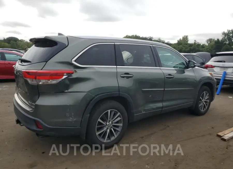 TOYOTA HIGHLANDER 2017 vin 5TDJZRFH0HS356484 from auto auction Copart