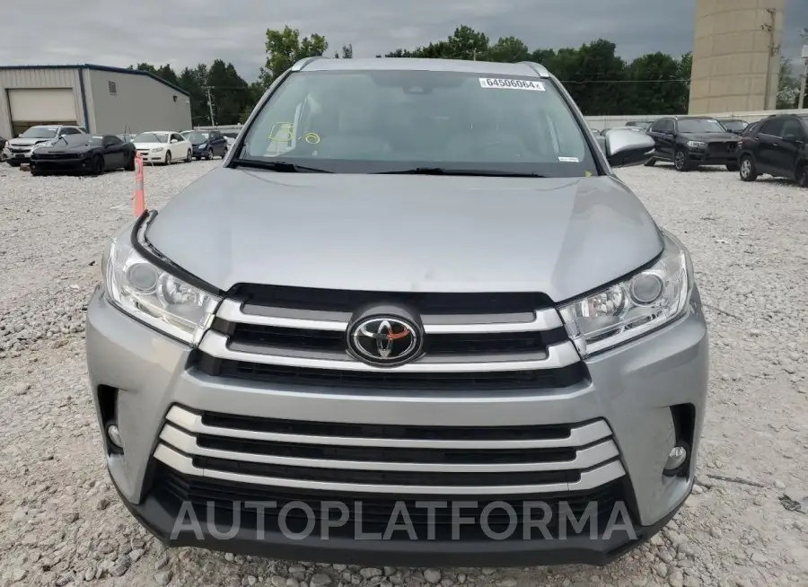 TOYOTA HIGHLANDER 2019 vin 5TDJZRFH3KS615248 from auto auction Copart