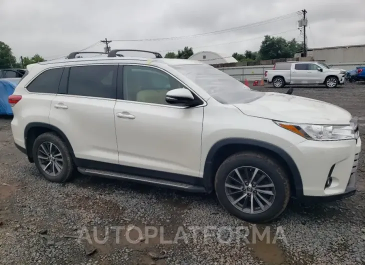 TOYOTA HIGHLANDER 2019 vin 5TDJZRFH4KS595334 from auto auction Copart