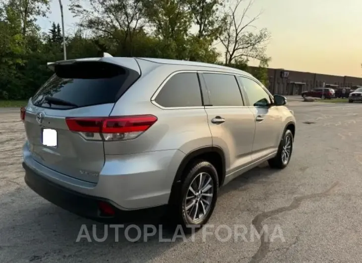 TOYOTA HIGHLANDER 2018 vin 5TDJZRFHXJS533578 from auto auction Copart