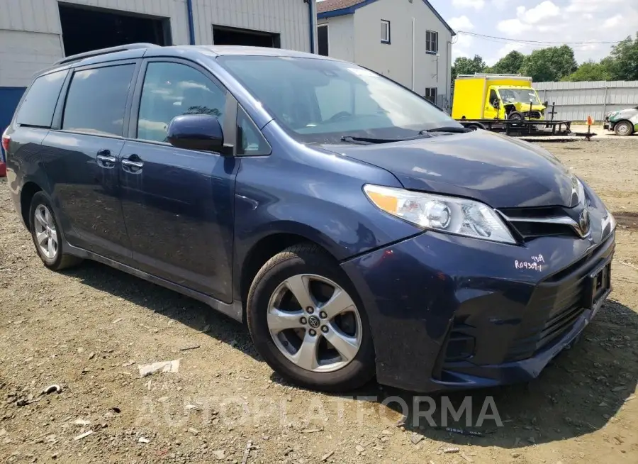 TOYOTA SIENNA LE 2020 vin 5TDKZ3DC0LS024448 from auto auction Copart