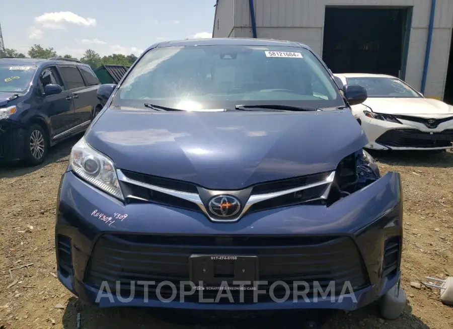 TOYOTA SIENNA LE 2020 vin 5TDKZ3DC0LS024448 from auto auction Copart