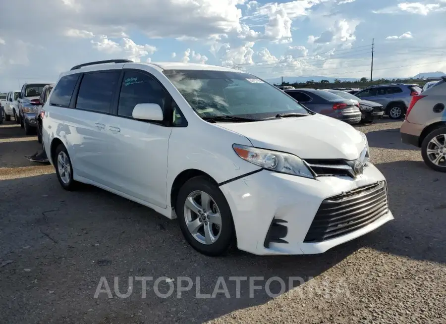 TOYOTA SIENNA LE 2019 vin 5TDKZ3DC7KS015017 from auto auction Copart